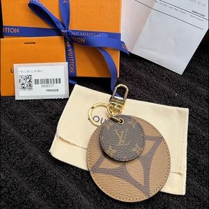 Sold!!! Louis Vuitton reverse monogram bag charm key chain BNWT